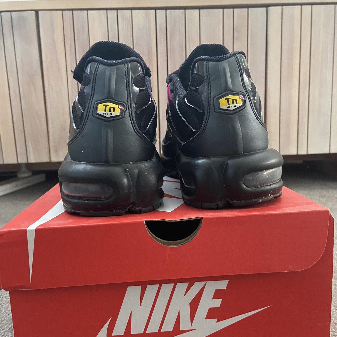 pink and black nike airs