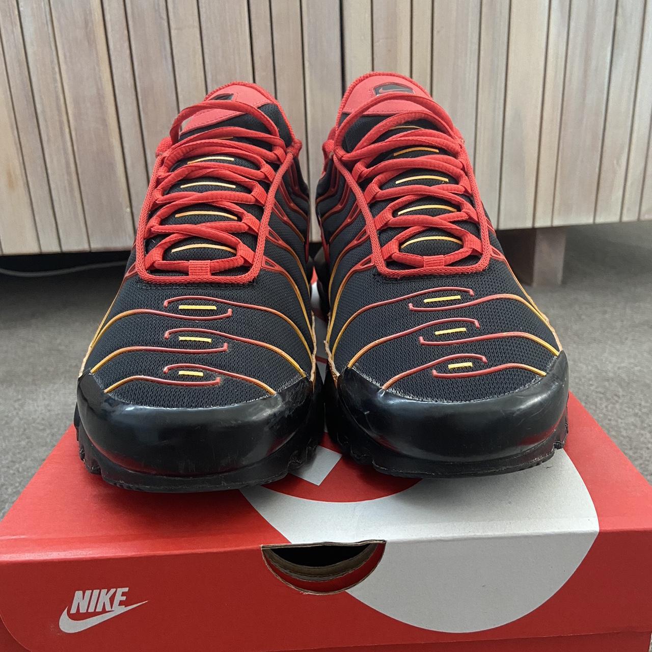 air max plus volcano on feet