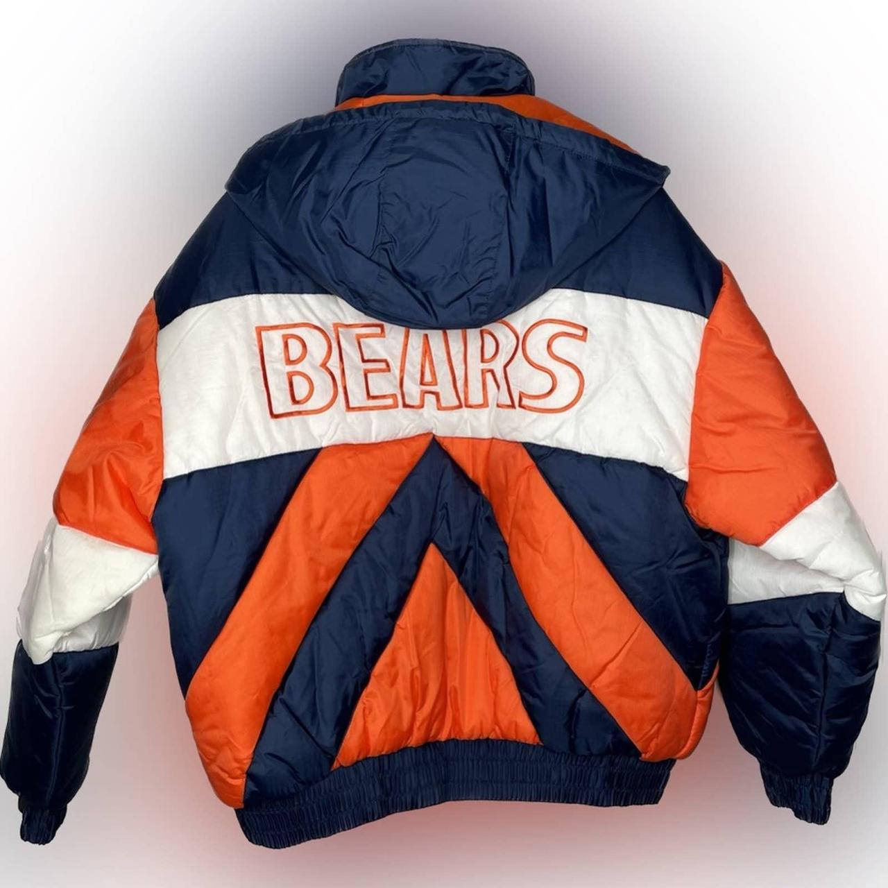 Vintage Chicago Bears Puffer Jacket Preowned Mens - Depop