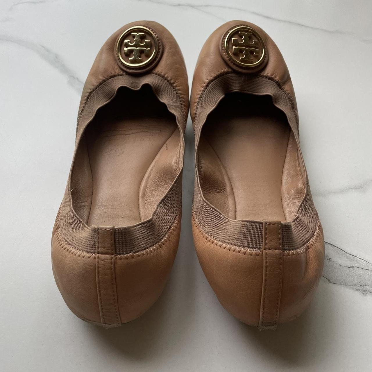 Tory burch 2024 tan shoes