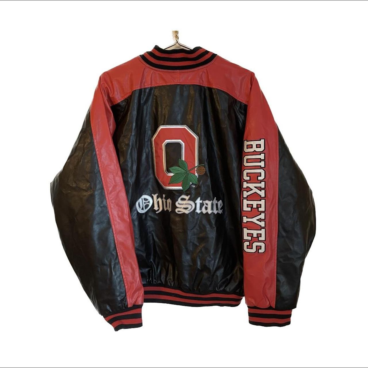 Vintage Ohio State Buckeyes Leather Varsity Jacket - Maker of Jacket