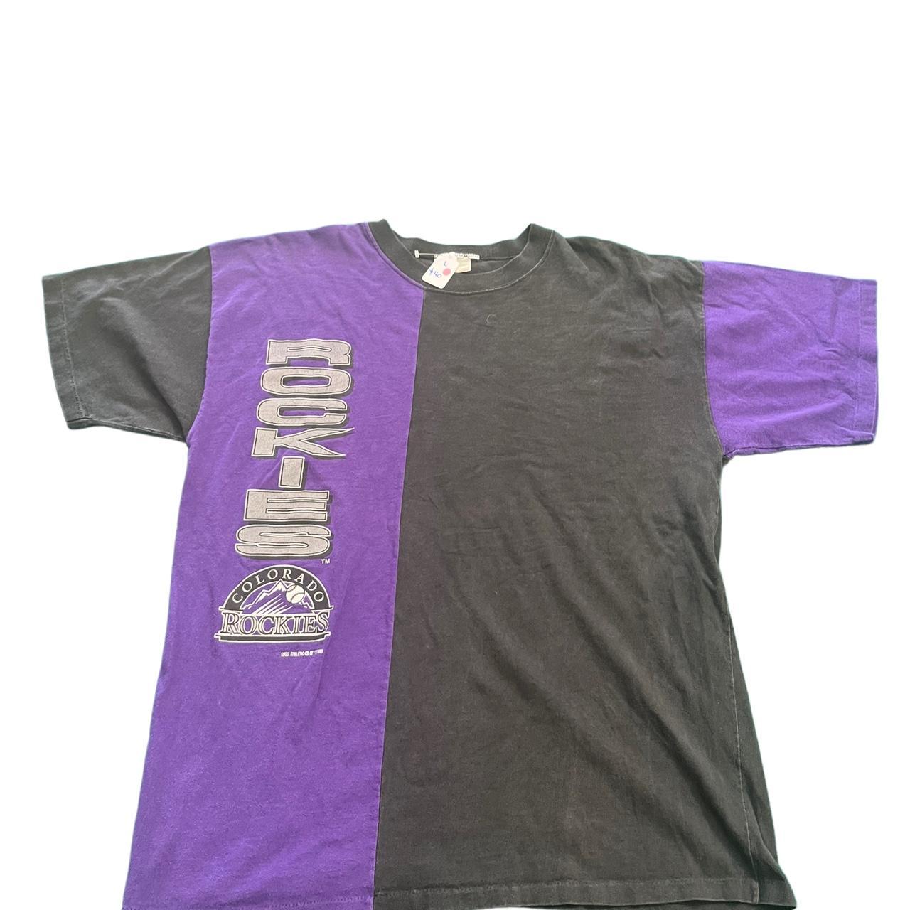 Vintage 1993 Colorado Rockies t-shirt Made In - Depop