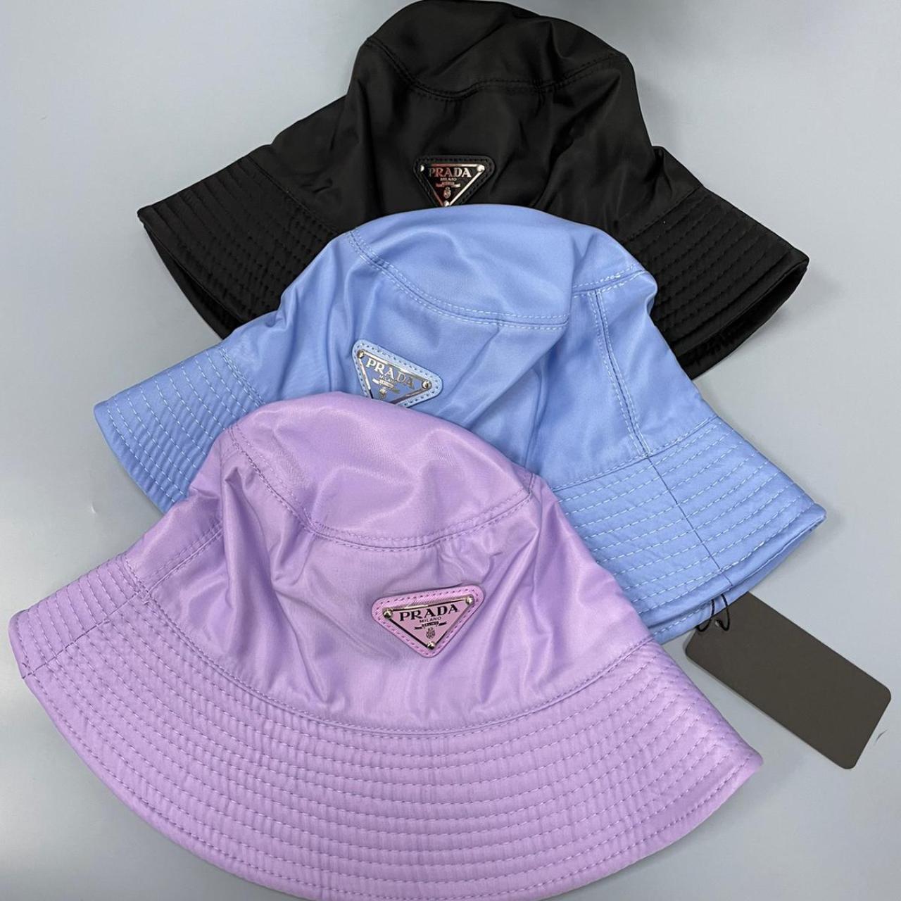 Prada Purple Nylon Bucket Hat