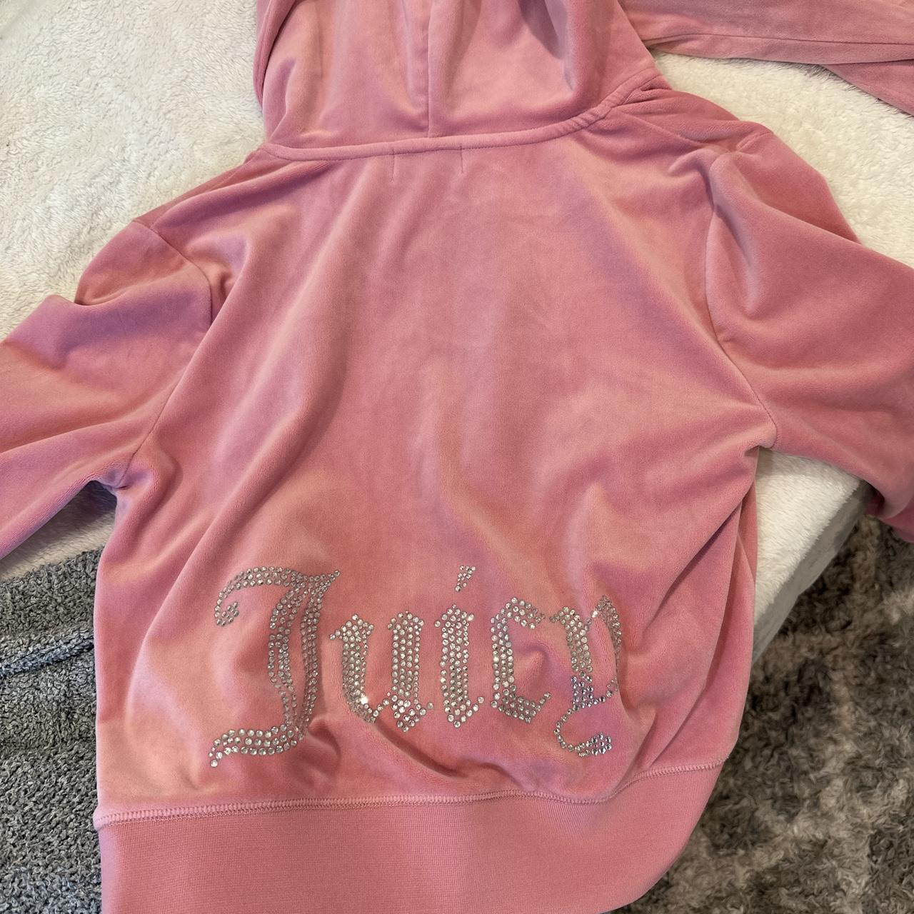 PINK Bedazzled Zip Up | Zip Ups, Black Hoodie, Bedazzled