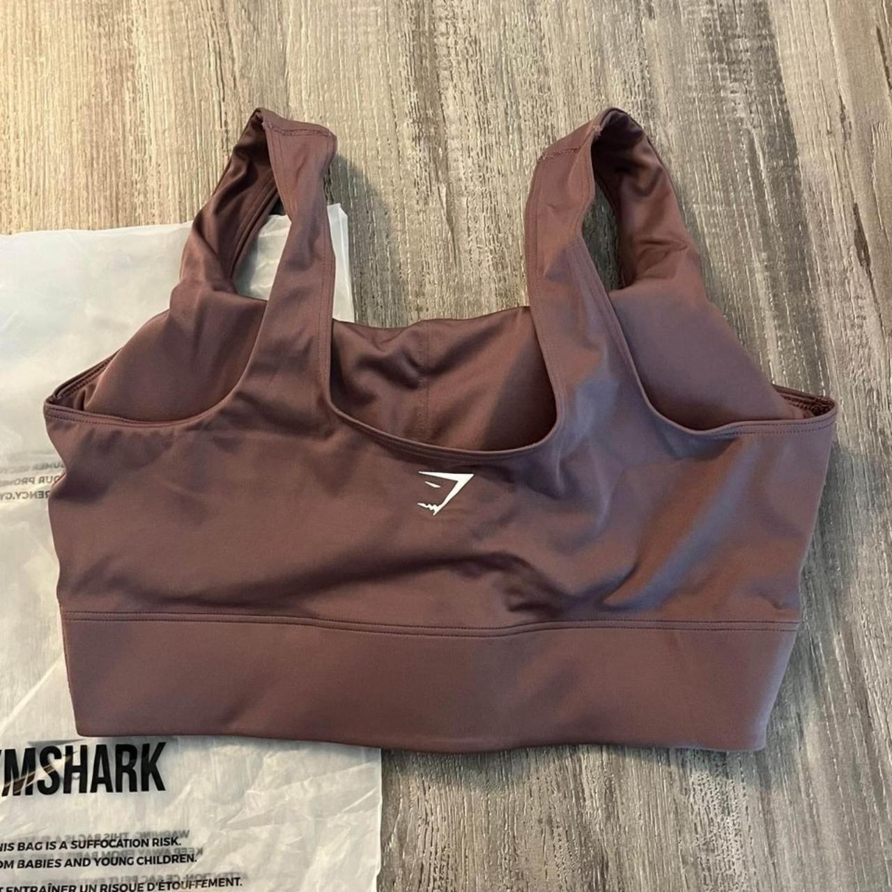 Gymshark Longline Sports Bra - Truffle Brown