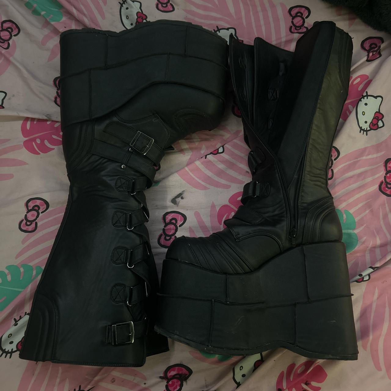 demonia 7 inch platforms