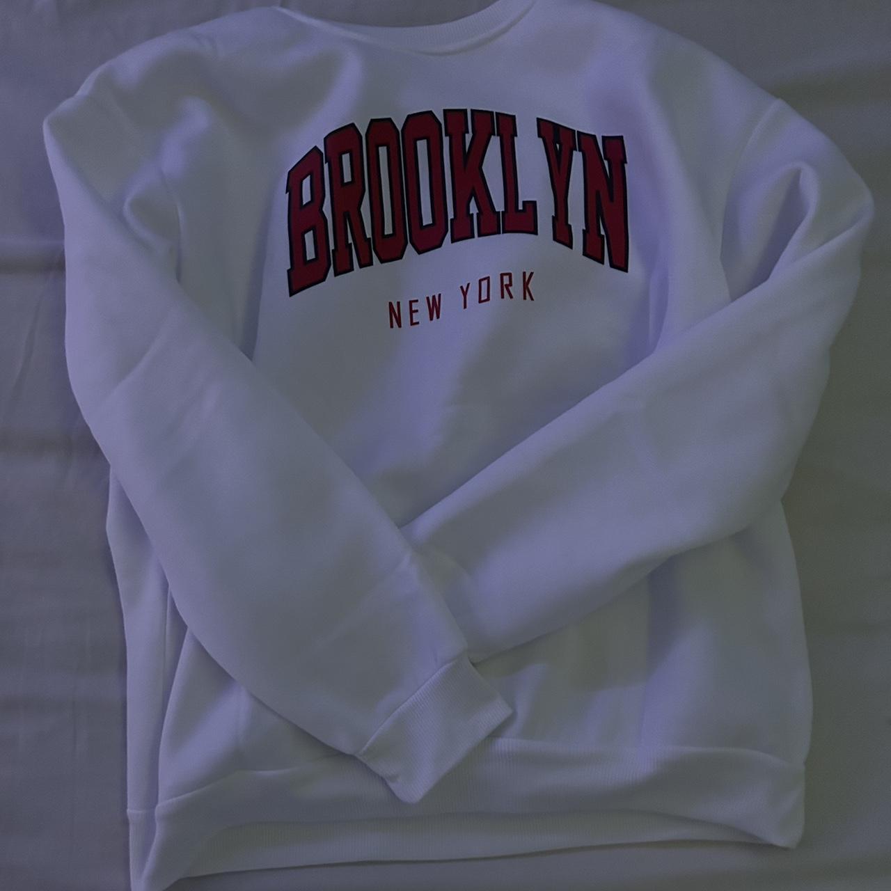 White discount brooklyn sweatshirt