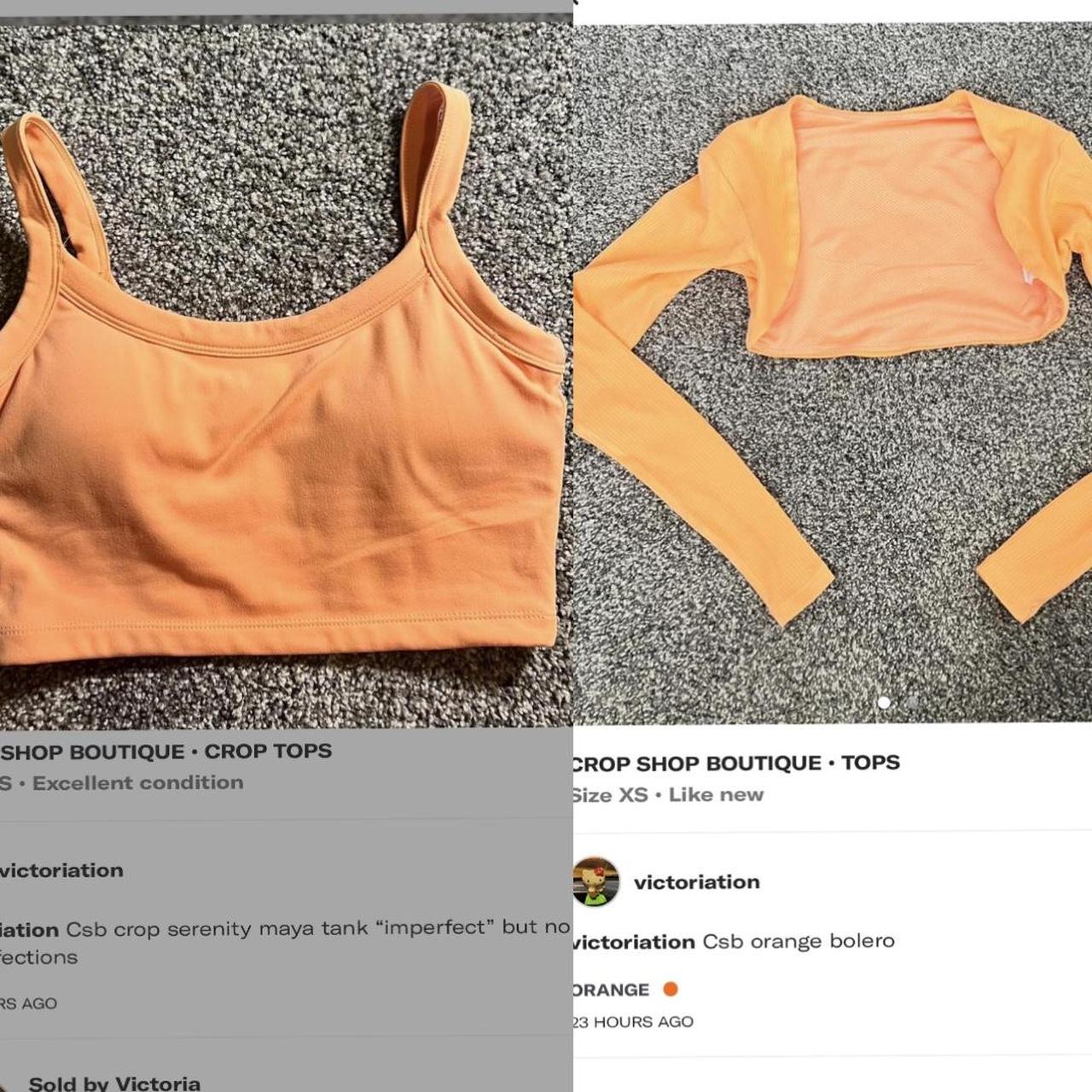 Csb bundle bolero & tank both xs Depop