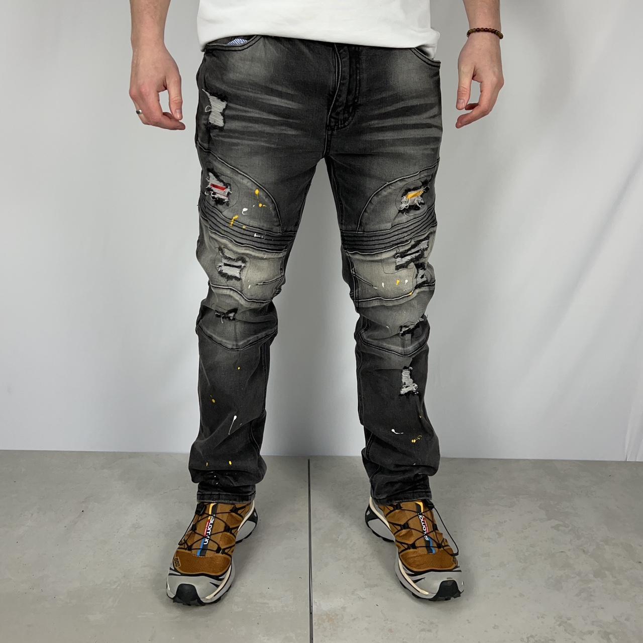 Moto store stitch jeans