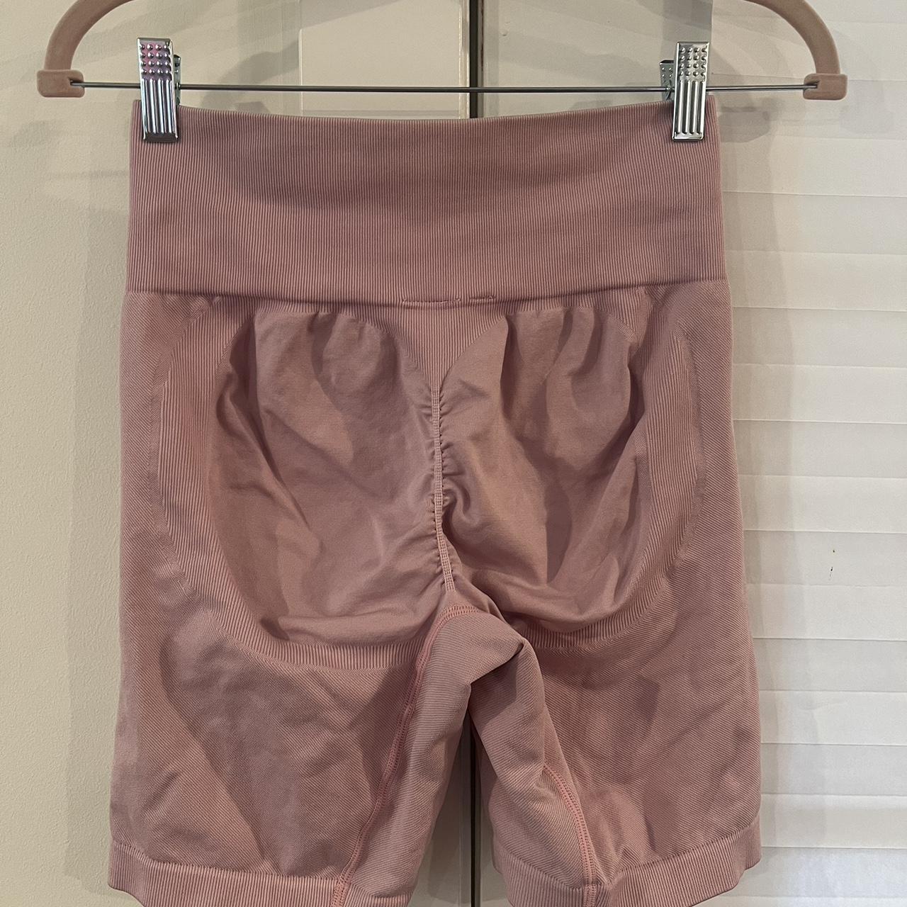 Bo + Tee Pink Butt Scrunch Shorts - $16 - From Pandora