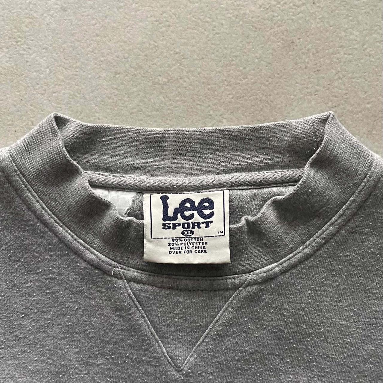 Vintage 90's Lee Sport MLB New York Yankees Grey... - Depop