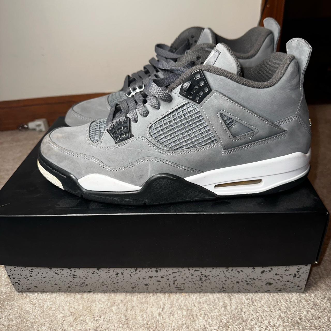 cool grey jordan 4s - Depop