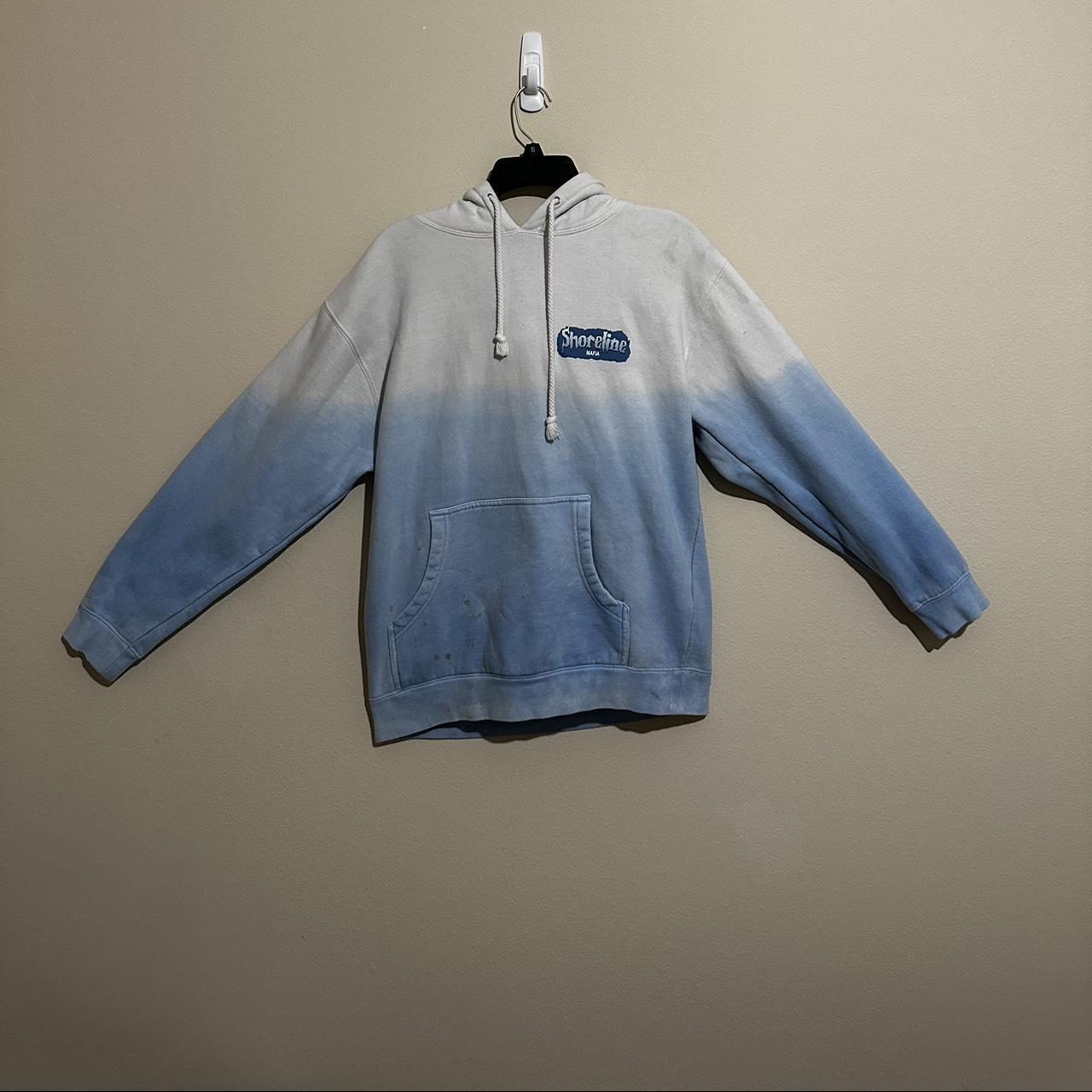 SIZE L BABY BLUE OHGEESY SHORELINE MAFIA HOODIE - Depop