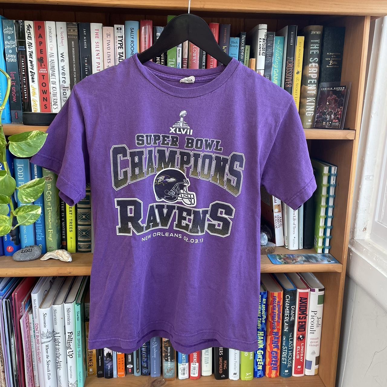 Vintage Baltimore Ravens Super Bowl Champions Shirt - Depop