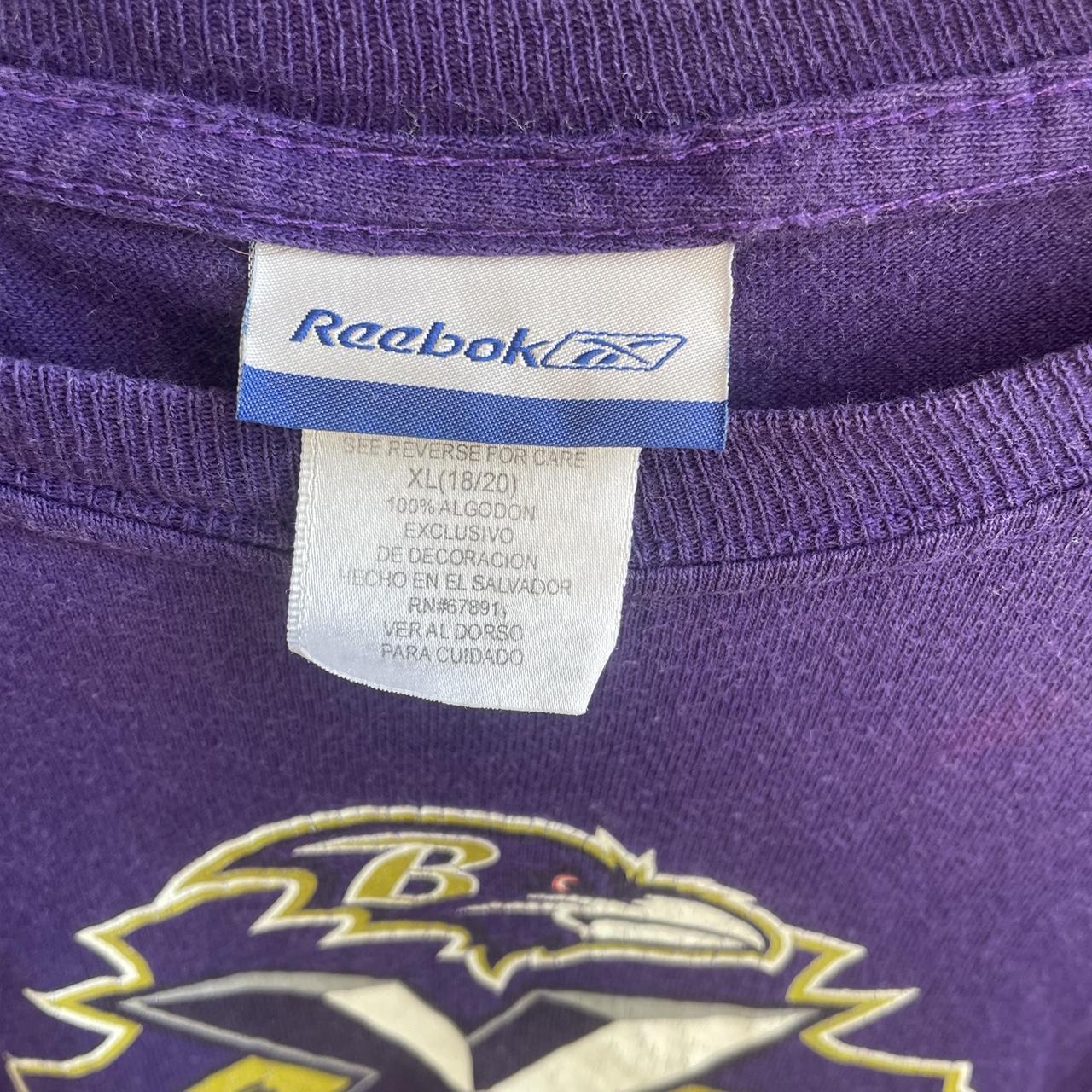 Reebok Men's Shirt - Purple - XXL