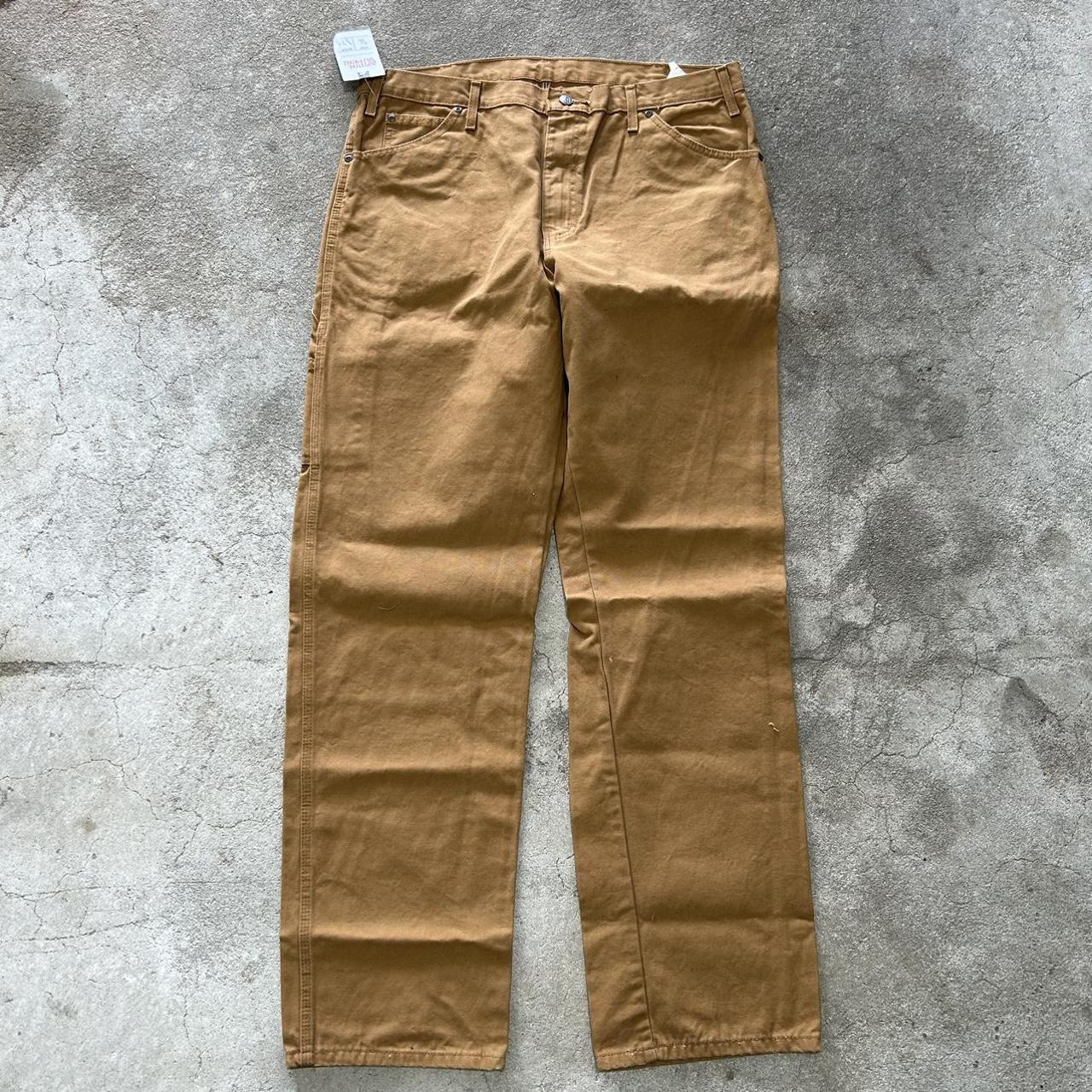 Dickies Workwear Cargo Pants (light brown) Size-... - Depop