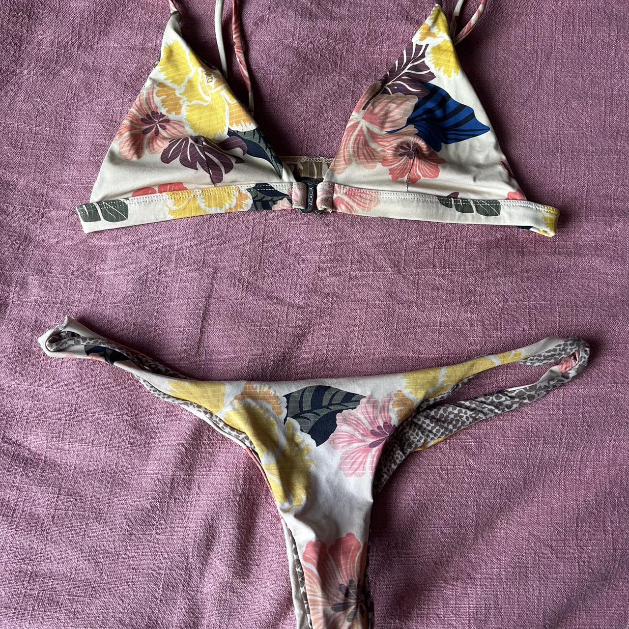 acacia hole in bottoms that are easy to fix honestly... - Depop