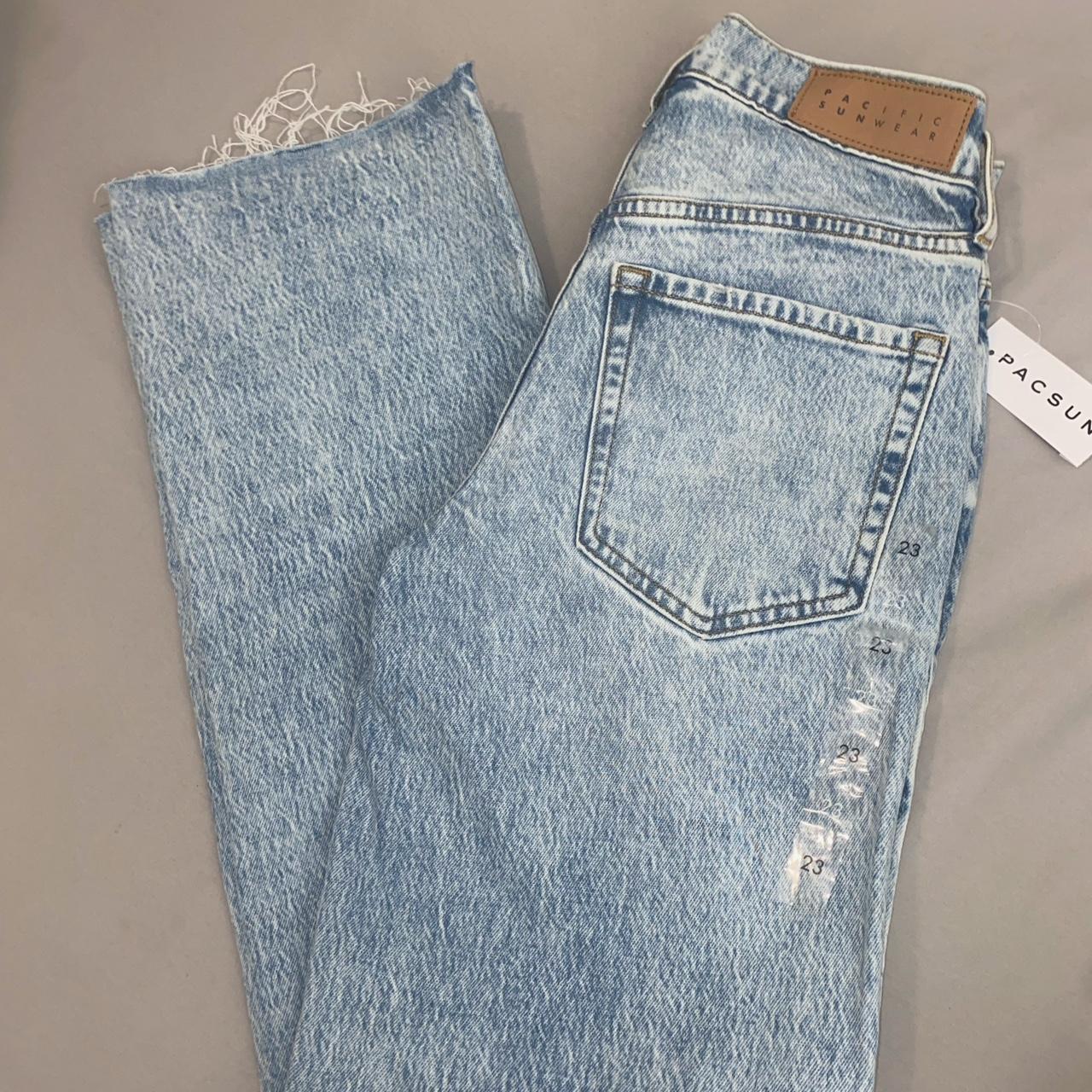 pacsun stretch 90’s straight jeans brand new with... - Depop