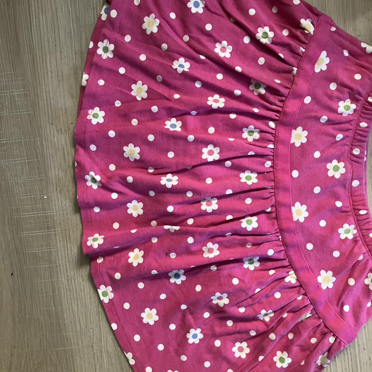 Pink flower skirt children’s with shorts Will take... - Depop