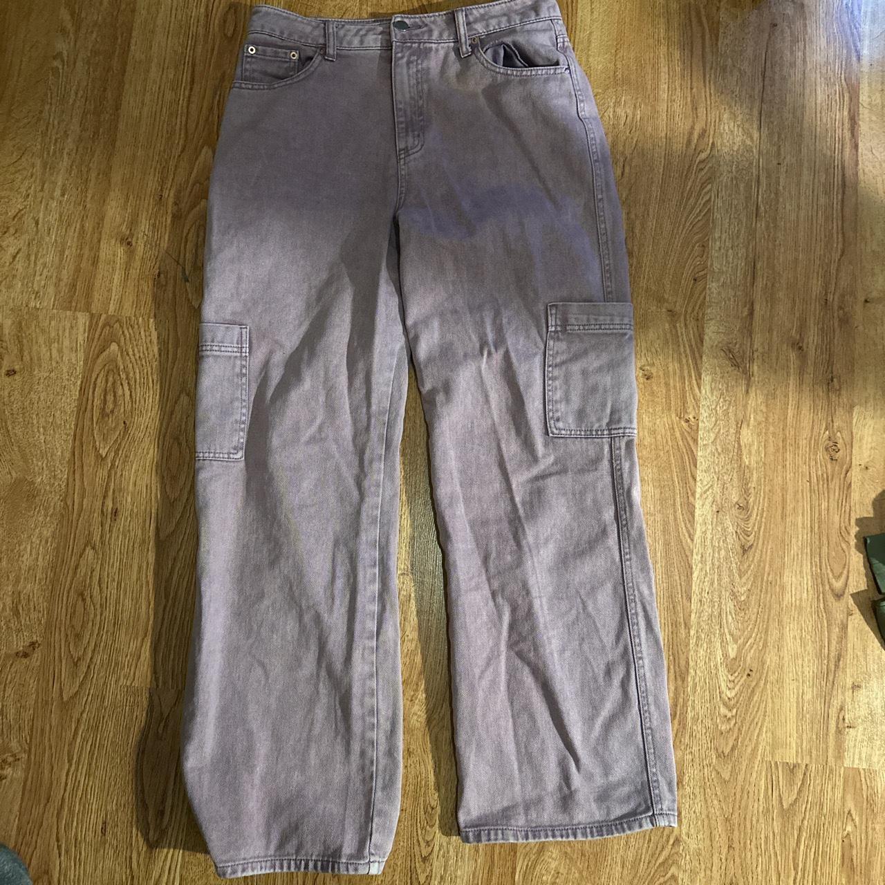 Pink cargo jeans! Full tilt size 26 women’s fits... - Depop