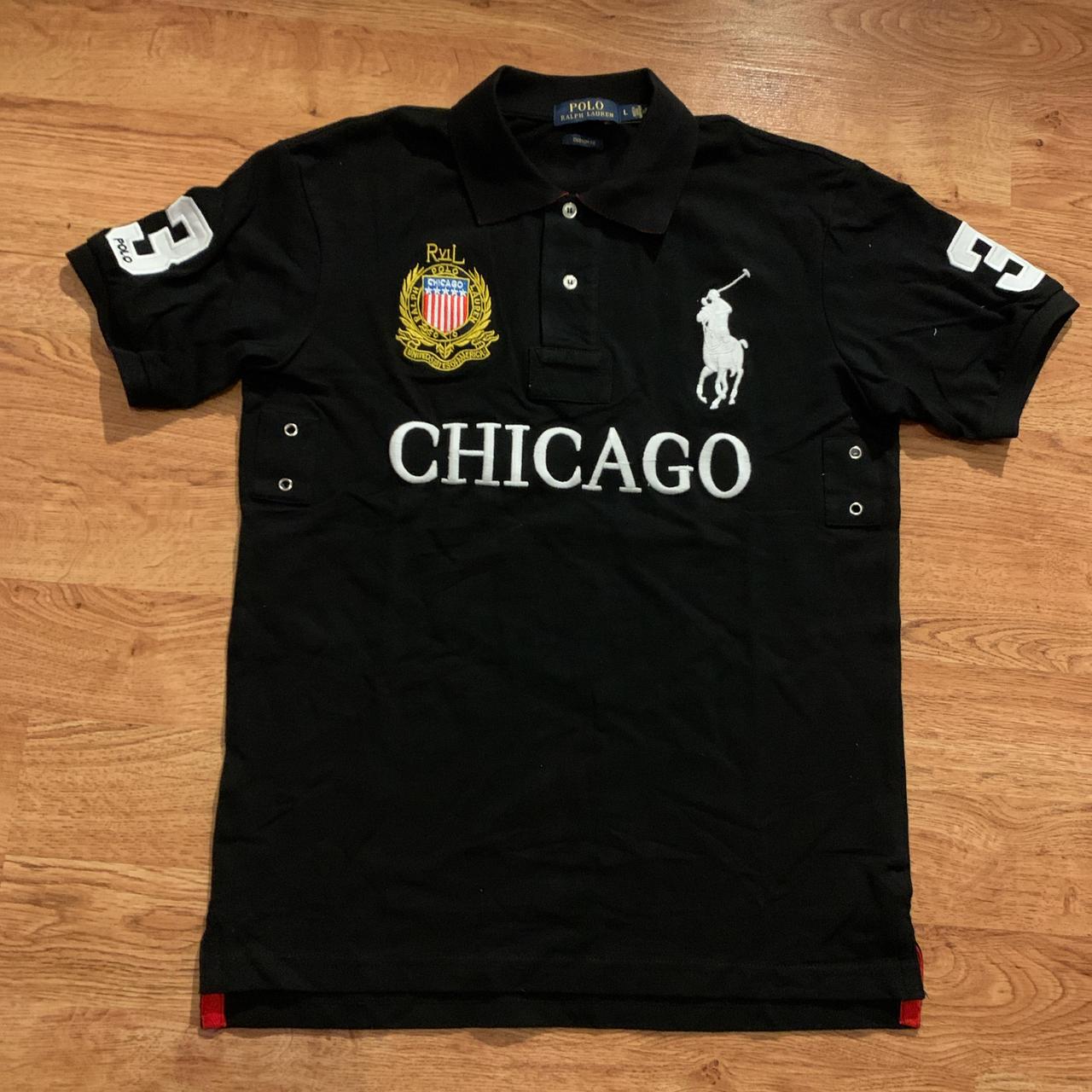 Chief Keef ralph lauren polo chicago mens size L... - Depop