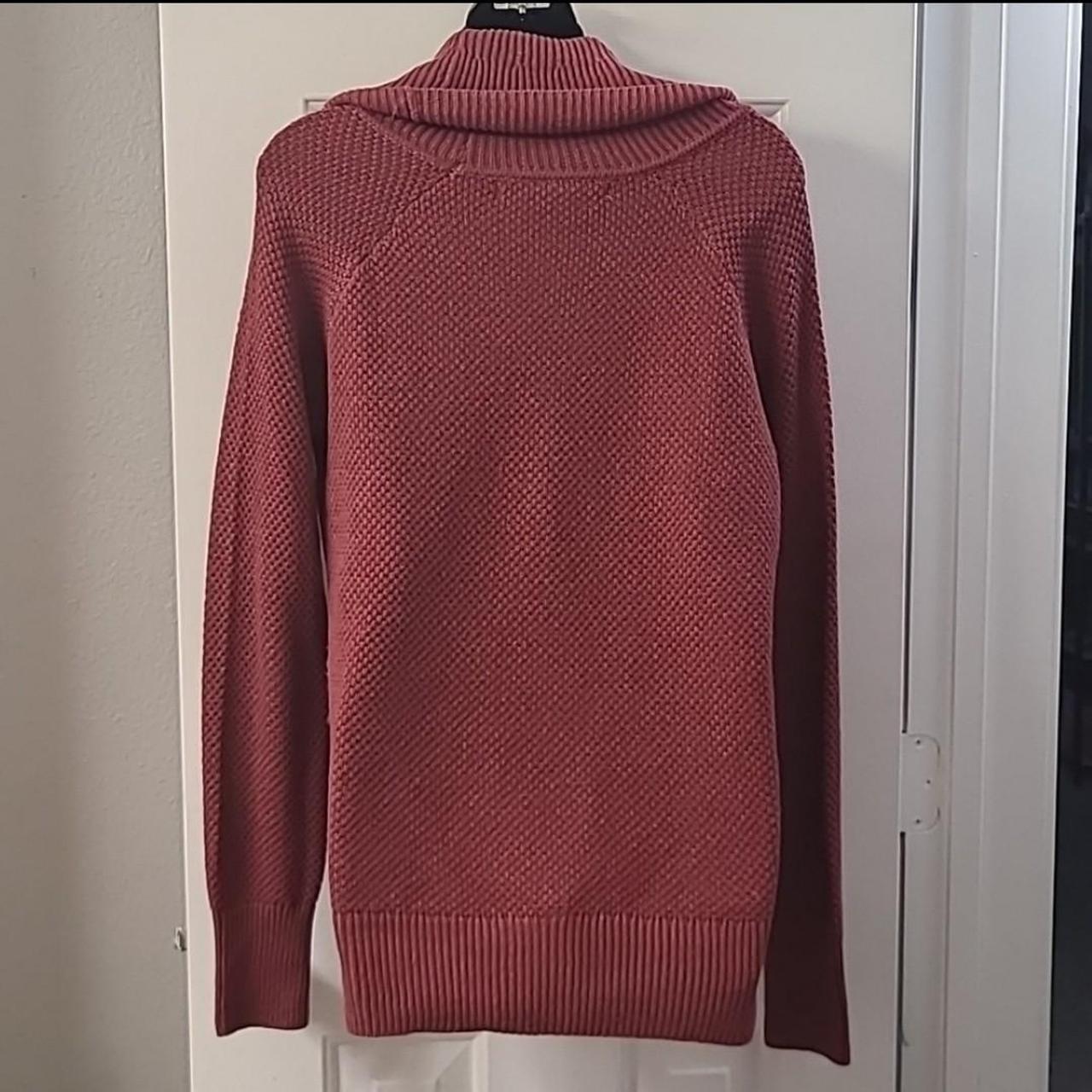 Max Studio Women's Burgundy Jumper | Depop