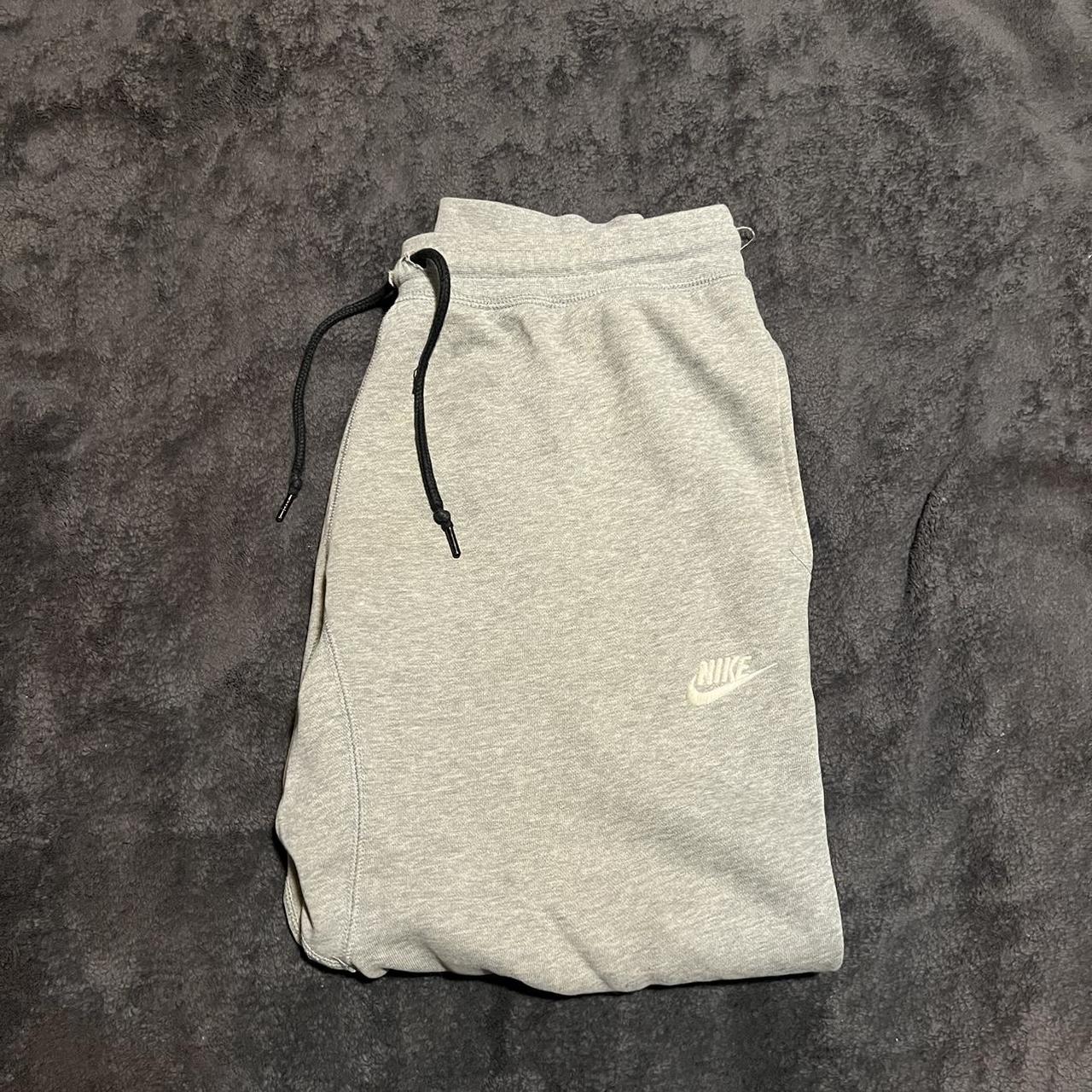 Nike Open leg sweats Size Large Small flaws on... - Depop