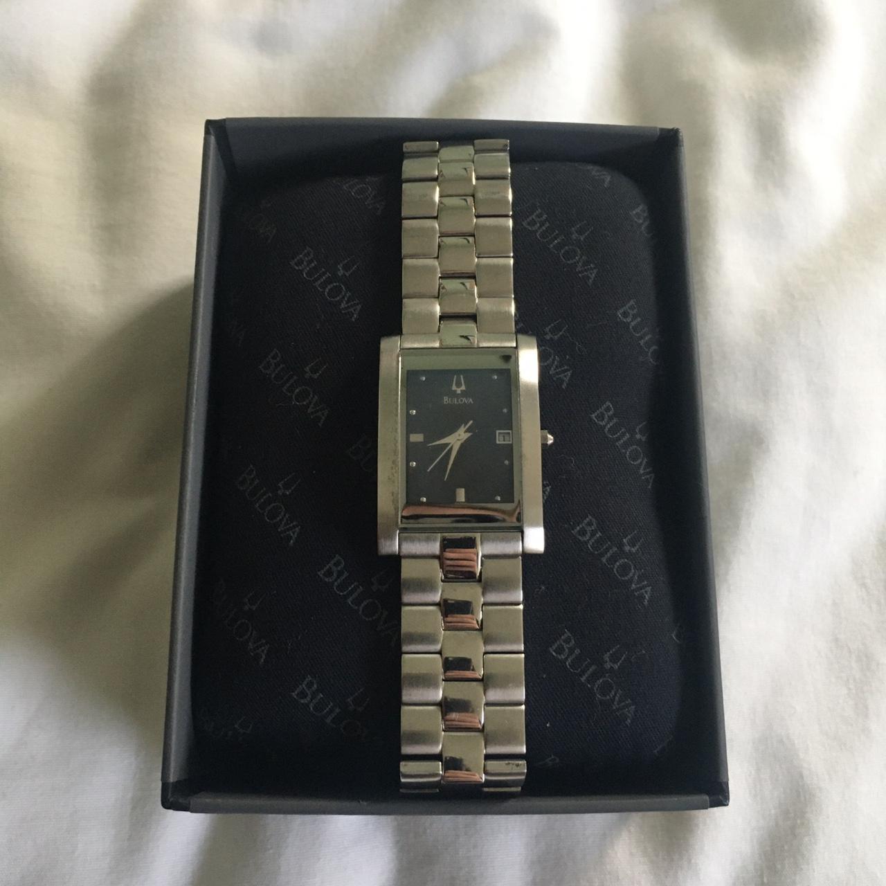 Vintage Bulova Silver Mens Watch Will Come In Depop   P0 