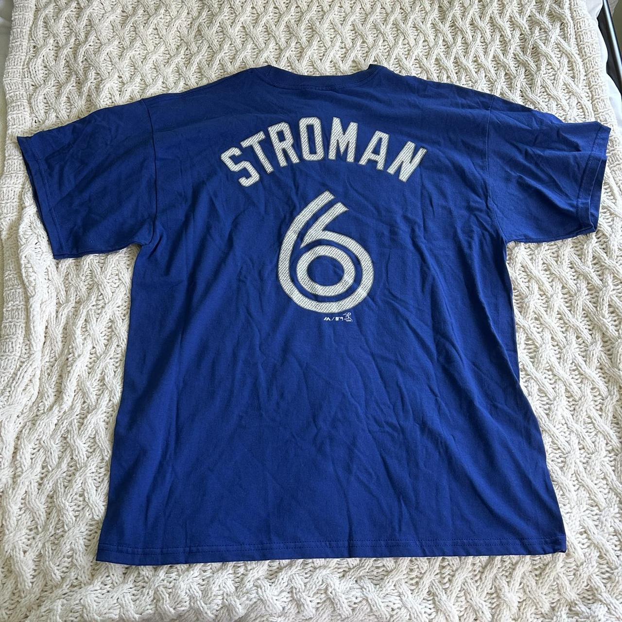 Men's Toronto Blue Jays Marcus Stroman Majestic White Home Cool Base Player  Jersey