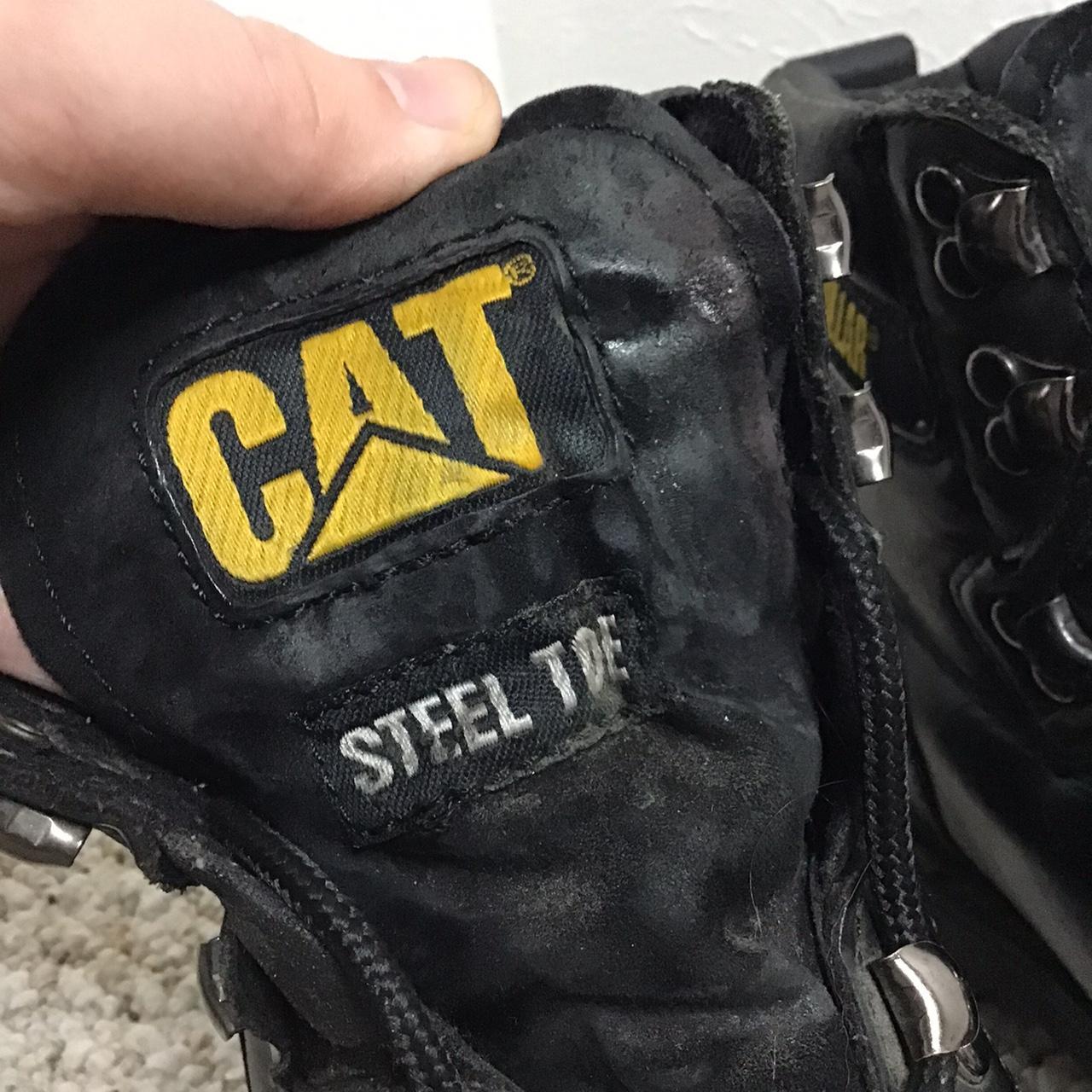 CAT Steel Toe Boots Bought these secondhand and the... Depop