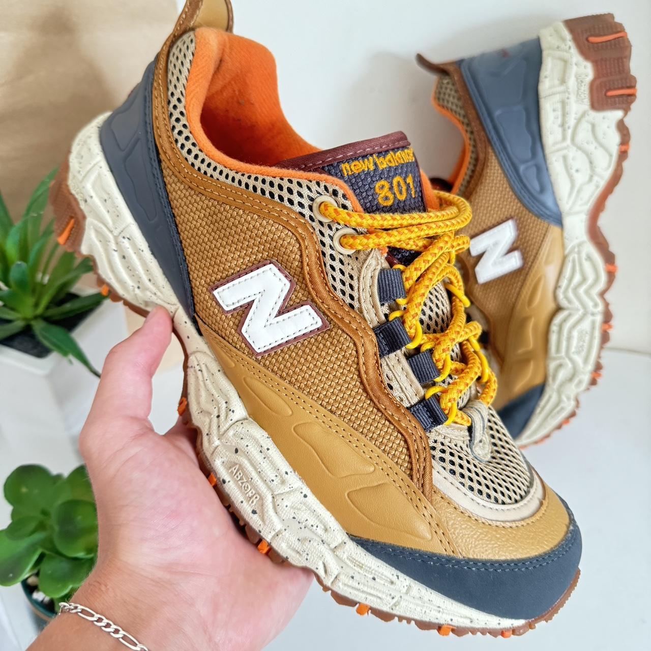 Authentic New Balance 801 All Terrain Tan White. Depop