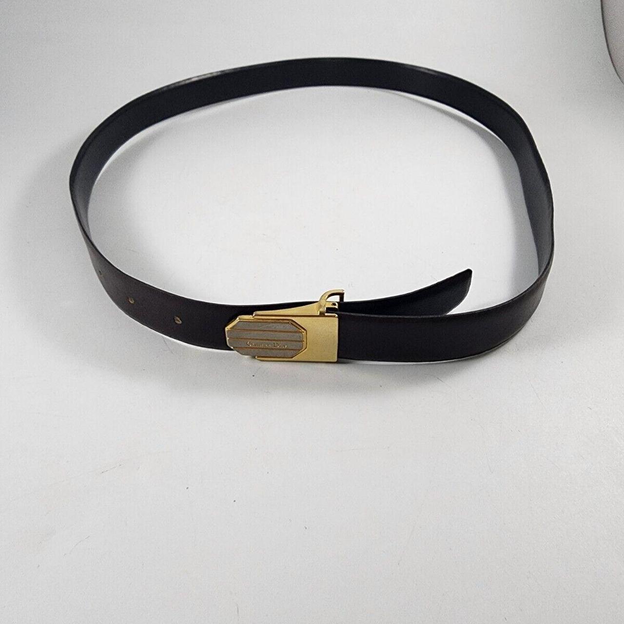 Dior Reversible outlets Vintage Unisex Leather Belt