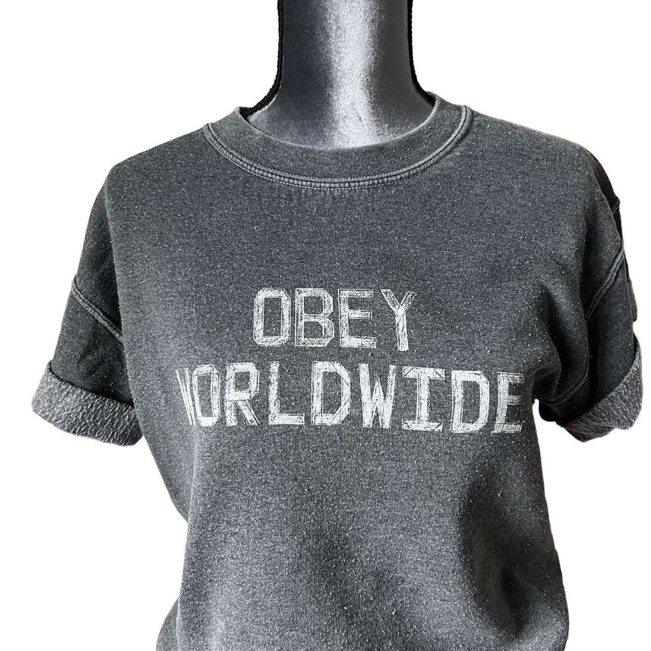 Product Image 2 - Obey shortsleeve sweatshirt with obey