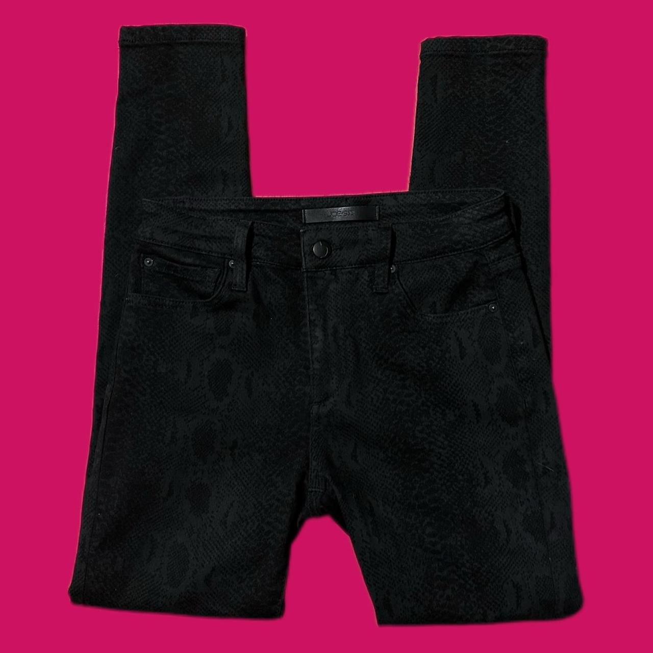 Joe's Jeans Women's Printed Jeans Black 26 – Black snake skin