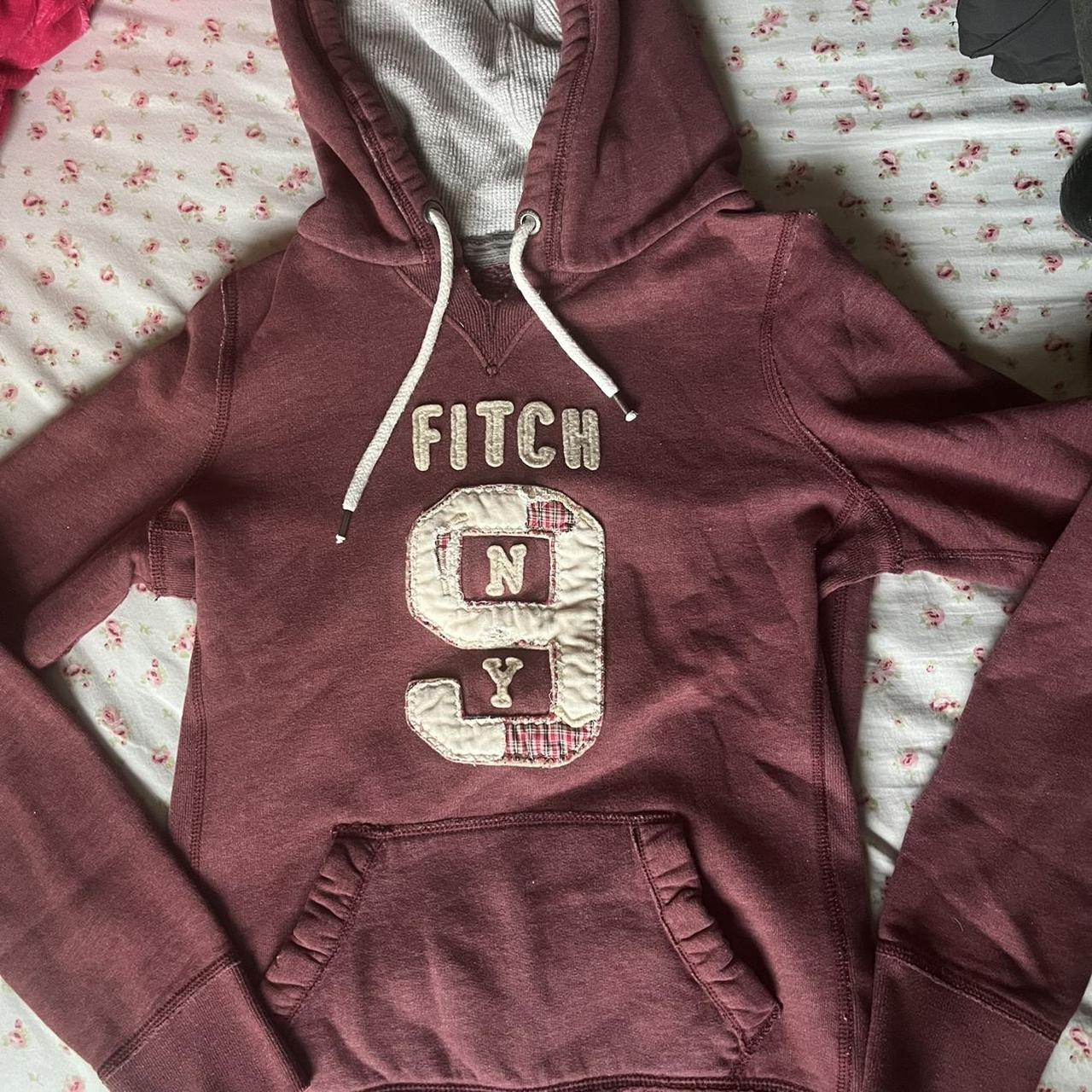 Vintage Abercrombie & Fitch Hoodie , Burgundy/earth...