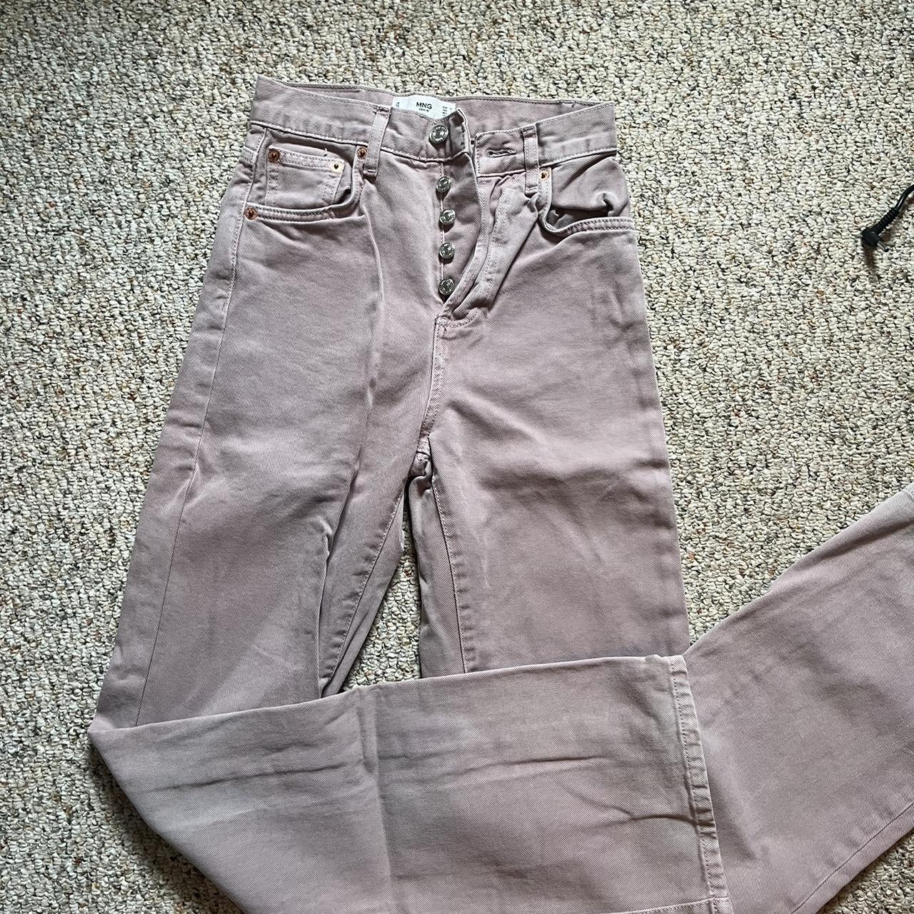 Mango High waisted dusty rose jeans, They are