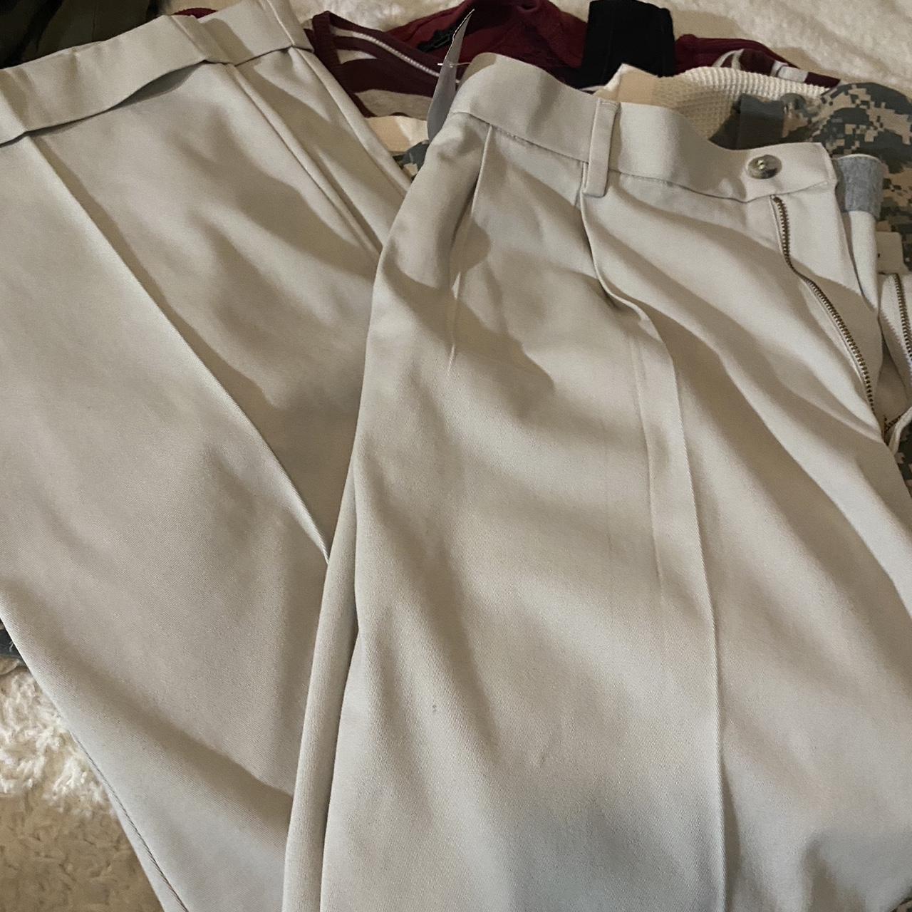 Nautica Men's Cream and White Trousers | Depop