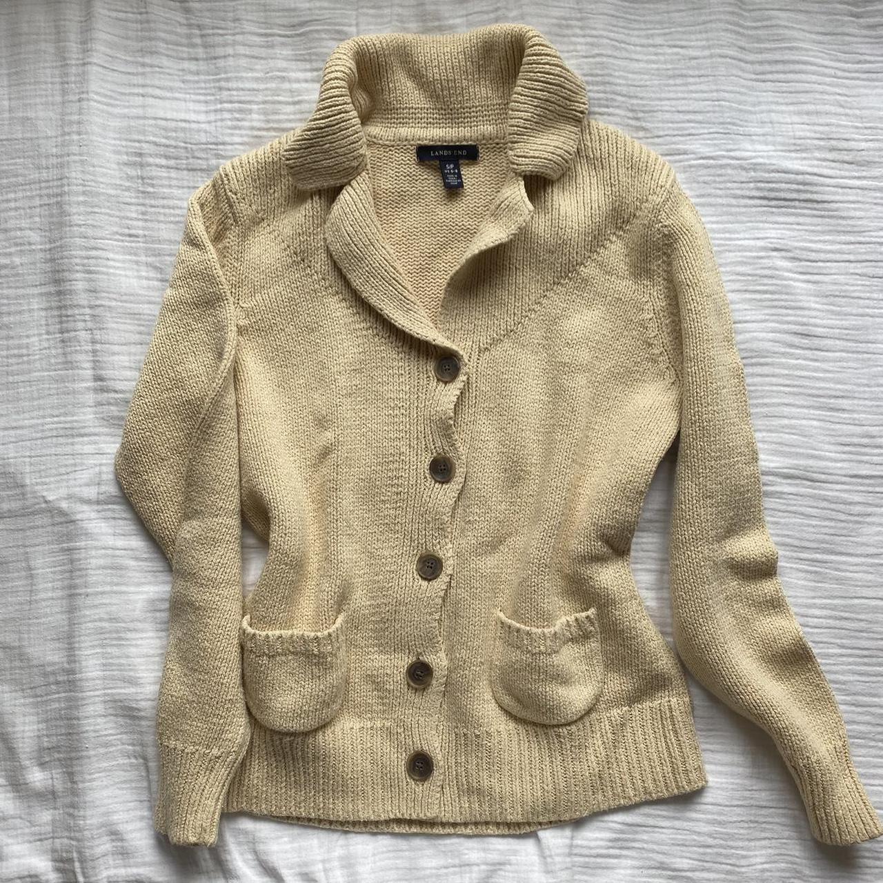 rory gilmore lands’ end cardigan the perf piece... Depop