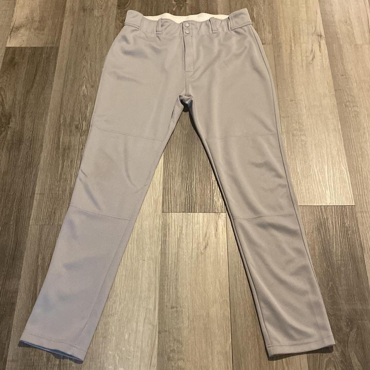 Easton mens gray baseball pants in great condition... Depop