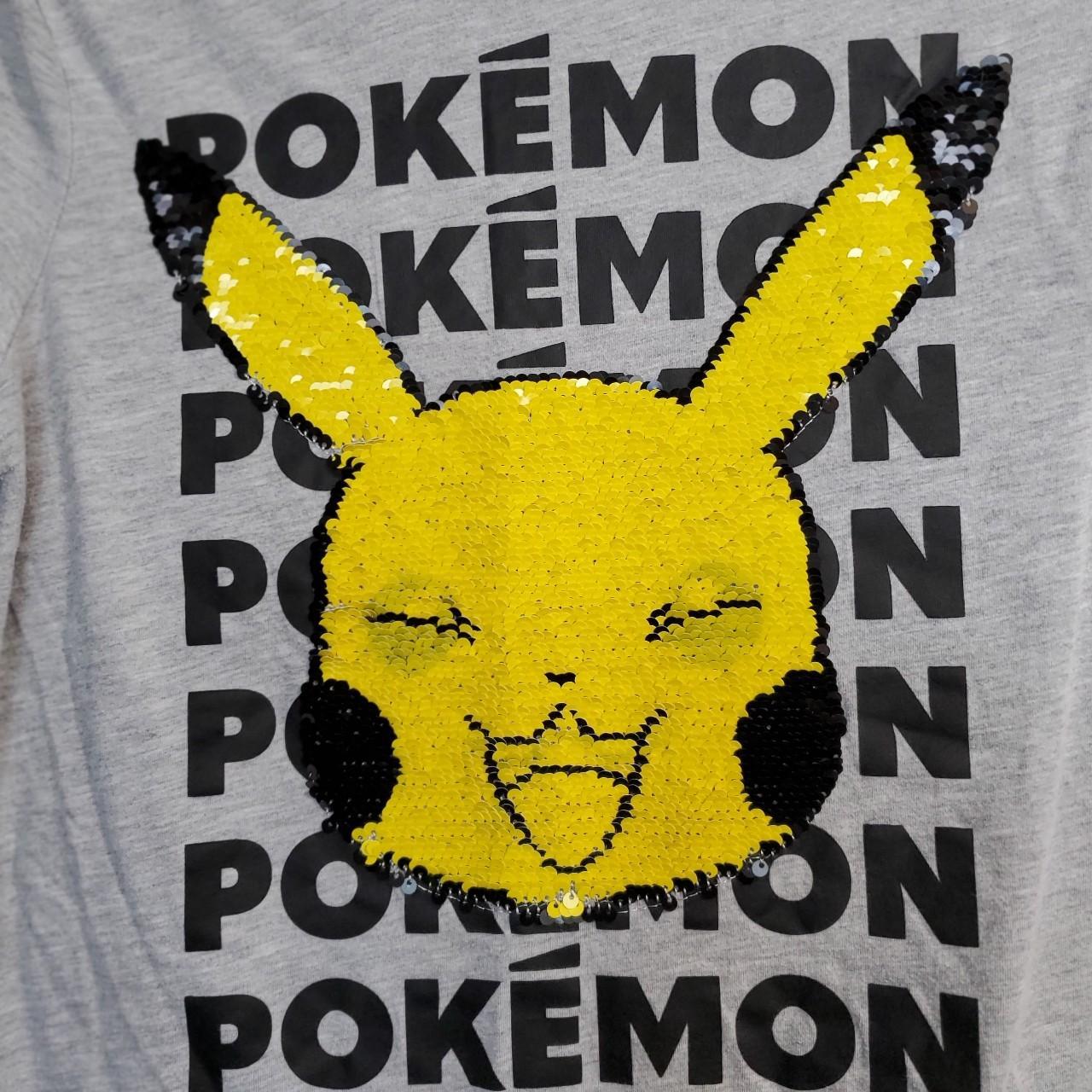pikachu sequin t shirt