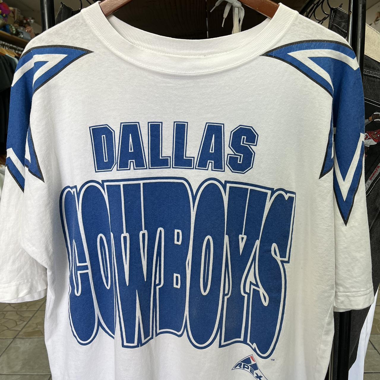 DedHarvest Vintage 90's Dallas Cowboys Football Team Sports Nflp Apex One Single Stitch Shirt