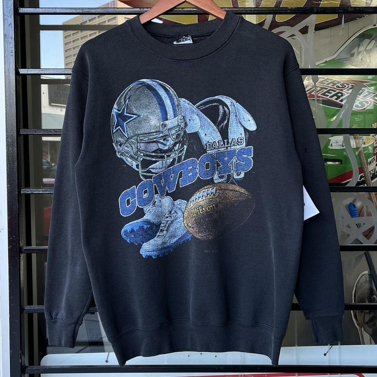 Vintage 90s Dallas Cowboys Crewneck Sweatshirt NFL YOUTH Size 