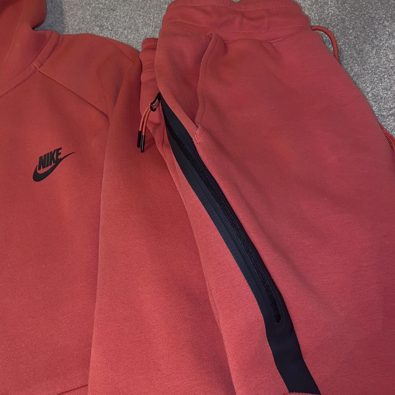 Nike Tech Tracksuit in Salmon/Pink/Red Might as... Depop