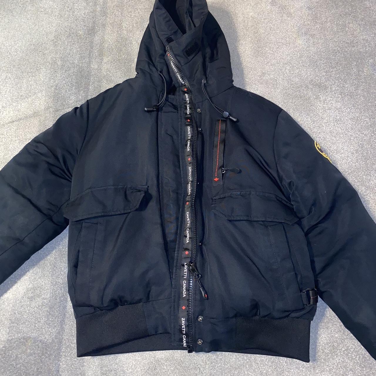 Zavetti Canada Parka/Coat in Black 8/10 condition,... - Depop