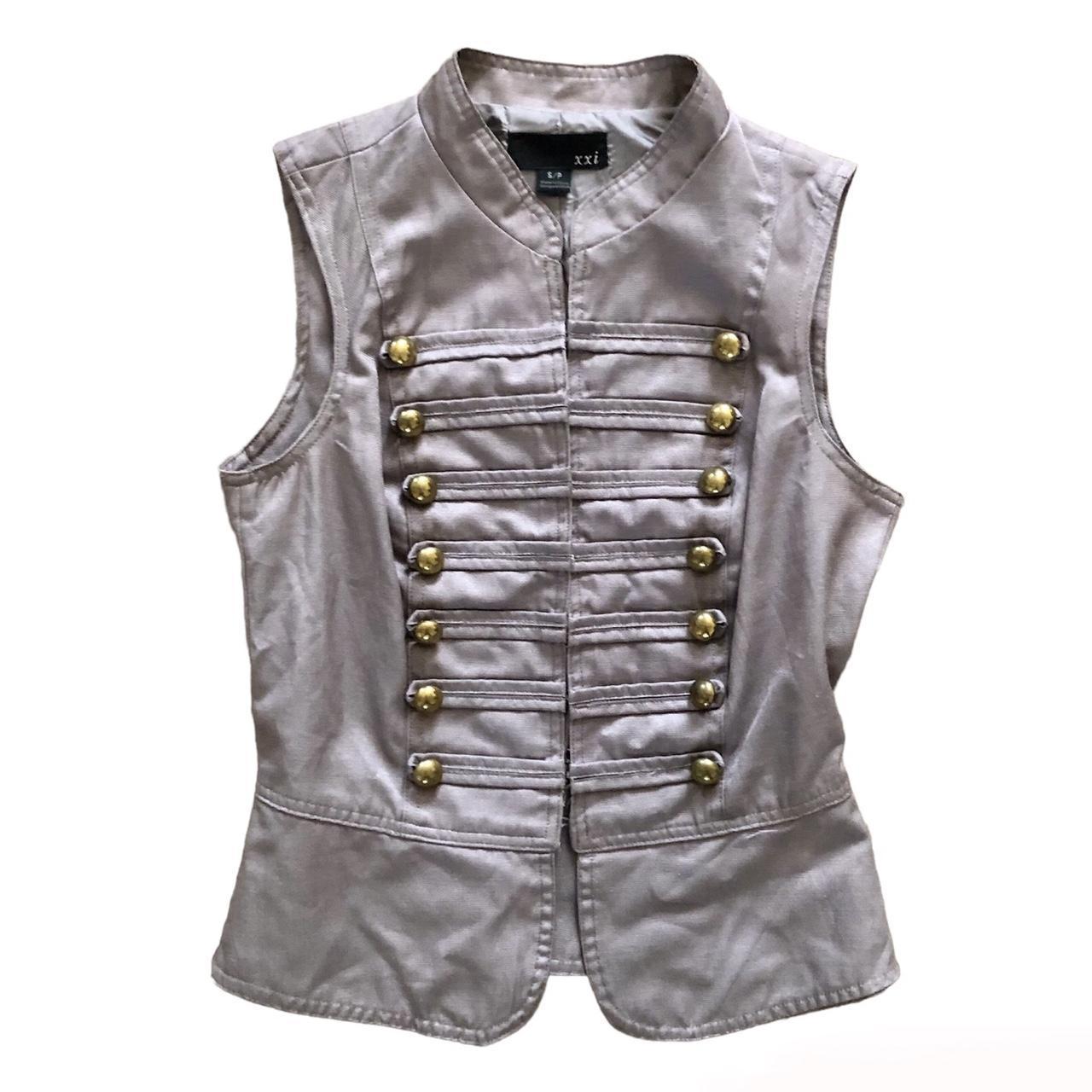 Leather vest womens forever cheap 21