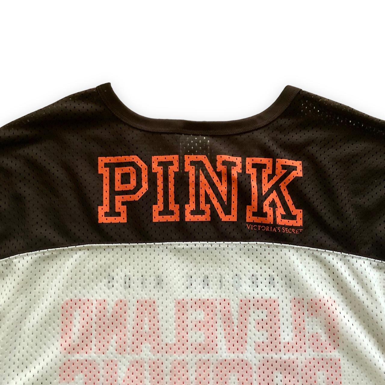 PINK Victoria's Secret, Tops, Victorias Secret Pink Nfl Cleveland Browns  Jersey Womens Size Small