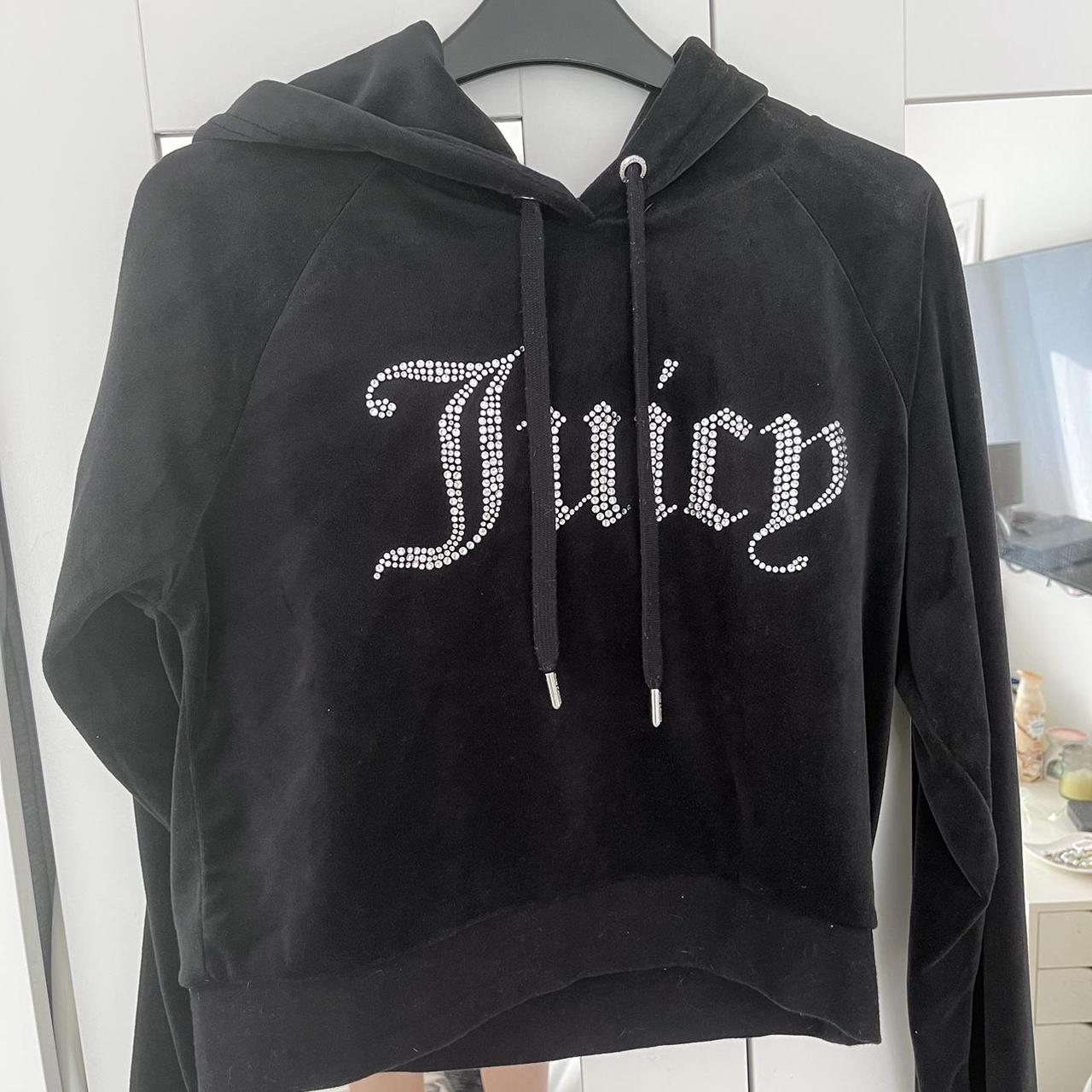 Black juicy couture jumper Condition: no rips or... - Depop