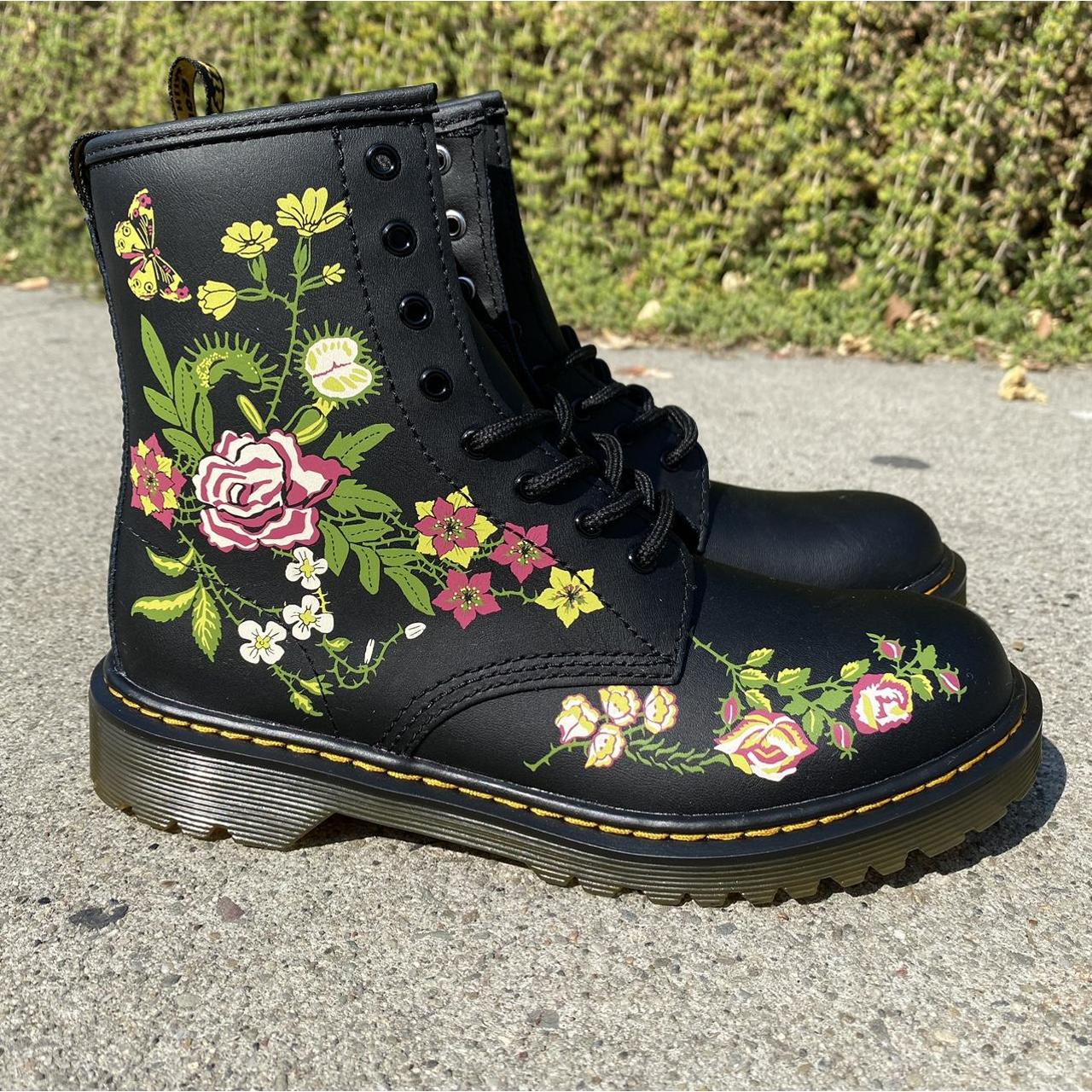 Floral Canvas Doc Martens Canvas Boot Floral Canvas Dr Martens