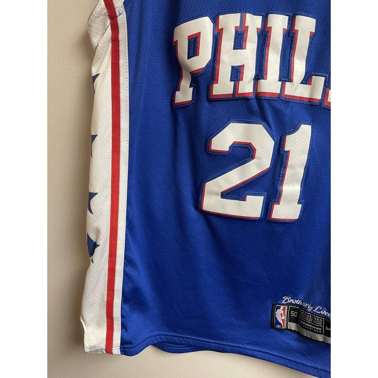 Philadelphia 76ers Joel Embiid basketball jersey. - Depop