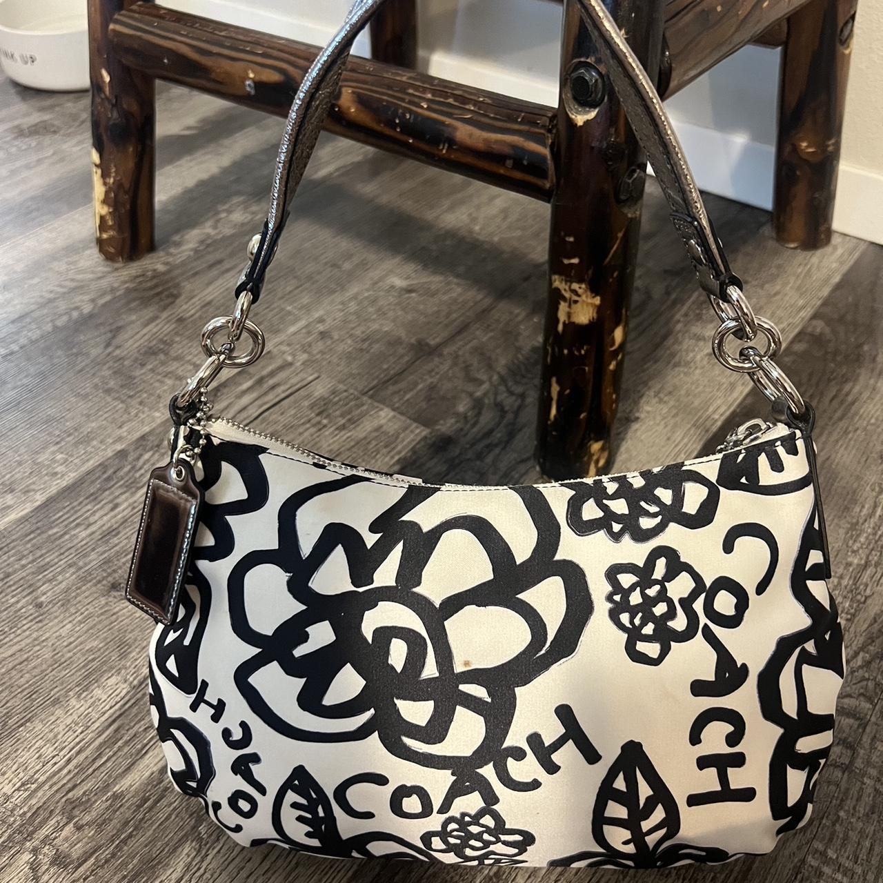 Limited Edition* Coach Poppy Graffiti Satin, | Depop